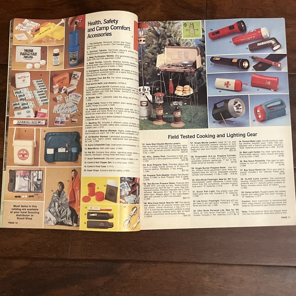 Vintage 1989 Boy Scouts Of America 64 Page Color Catalog Magazine Jamboree - Picture 6 of 7